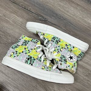 Converse Floral High Top size 6